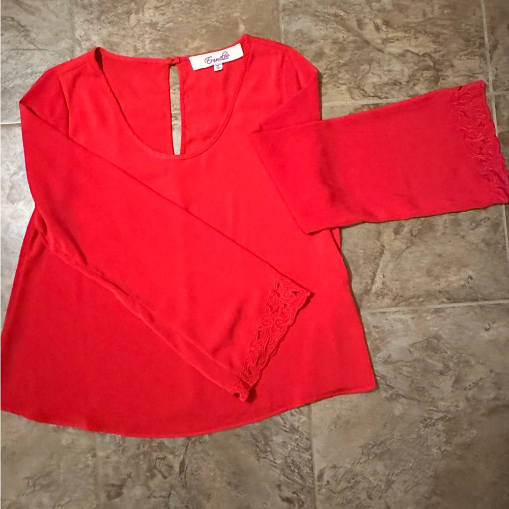 🛑RED HOT BLOUSE🛑